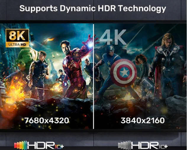 Cáp HDMI 2,1 chuẩn 8K dài từ 1m đến 5m chính hãng Unitek mã C1108GY01